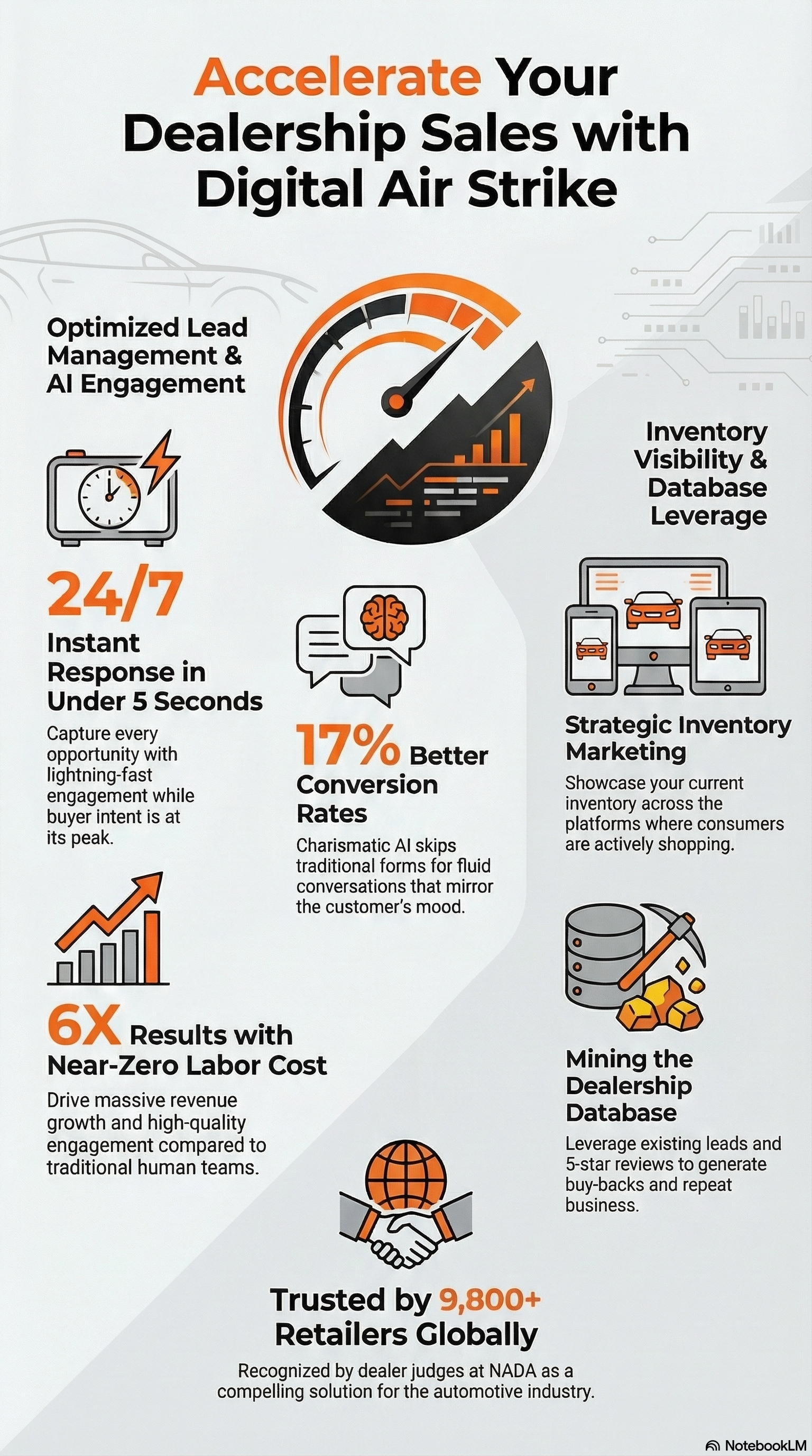 Digital Air Strike Infographic